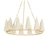 Corbett Lighting Tirana 12-Light Vintage Gold Leaf Chandelier