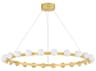 Corbett Lighting Linus 24-Light Vintage Brass Globe Chandelier