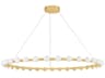 Corbett Lighting Linus 33-Light Vintage Brass Globe Chandelier