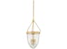 Corbett Lighting Angus 3-Light Vintage Brass Pendant
