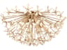Corbett Lighting Corfu 6-Light Ivory Coco Off White Sputnik Semi Flush Mount