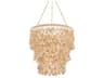 Corbett Lighting Naxos 12-Light Vintage Gold Leaf Tiered Pendant