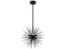 CWI Lighting Savannah 6-Light Black Sputnik Pendant