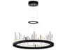 CWI Lighting Juliette Black Round Pendant