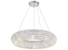 CWI Lighting Veronique 8-Light Chrome Round Chandelier