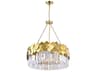 CWI Lighting Panache 8-Light Medallion Gold Chandelier
