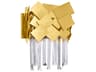 CWI Lighting Panache 1-Light Medallion Gold Wall Sconce