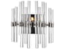 CWI Lighting Miroir 2-Light Polished Nickel Chrome Vanity Light
