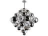 CWI Lighting Pallocino 27-Light Chrome Globe Chandelier