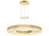 CWI Lighting Bjoux Sun Gold Round Pendant