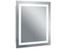 CWI Lighting Abril White Square Wall Mirror