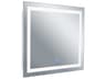 CWI Lighting Abril White Rectangular Wall Mirror