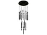 CWI Lighting Flute Black Linear Pendant