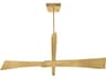 CWI Lighting Solara Brass Linear Island Pendant