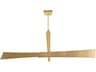 CWI Lighting Solara Brass Linear Island Pendant