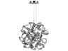 CWI Lighting Swivel 12-Light Chrome Sputnik Chandelier