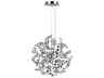 CWI Lighting Swivel 18-Light Chrome Sputnik Chandelier