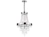 CWI Lighting Vast 3-Light Chrome Empire Chandelier