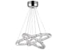 CWI Lighting Ring Stainless Steel Round Pendant