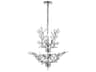 CWI Lighting Ivy 6-Light Chrome Tiered Chandelier
