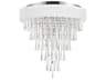 CWI Lighting Franca 8-Light Off White Flush Mount