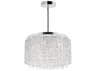 CWI Lighting Claire 14-Light Chrome Drum Pendant