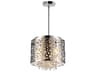 CWI Lighting Bubbles 4-Light Stainless Steel Drum Mini Pendant
