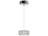 CWI Lighting Milan Chrome Round Mini Pendant