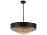 CWI Lighting Medina 10-Light Black Pendant