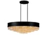CWI Lighting Medina 15-Light Black Island Pendant