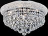 CWI Lighting Empire 5-Light Chrome Traditional Flush Mount