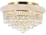 CWI Lighting Empire 5-Light Gold Traditional Flush Mount