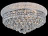 CWI Lighting Empire 13-Light Chrome Traditional Flush Mount