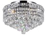 CWI Lighting Luminous 3-Light Chrome Traditional Flush Mount