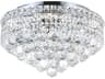 CWI Lighting Luminous 5-Light Chrome Traditional Flush Mount