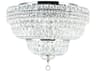 CWI Lighting Stefania 16-Light Chrome Traditional Flush Mount