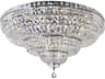 CWI Lighting Stefania 21-Light Chrome Traditional Flush Mount