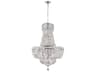 CWI Lighting Stefania 13-Light Chrome Traditional Empire Chandelier