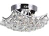 CWI Lighting Queen 4-Light Chrome Traditional Semi Flush Mount