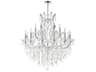 CWI Lighting Maria Theresa 19-Light Chrome Traditional Candelabra Chandelier