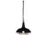 CWI Lighting Morgan 1-Light Black Mini Pendant