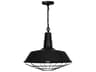 CWI Lighting Morgan 1-Light Black Pendant