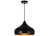 CWI Lighting Dynamic 1-Light Black Pendant