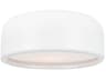 CWI Lighting Campton 2-Light White Flush Mount