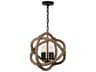 CWI Lighting Padma 4-Light Black Pendant