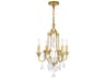 CWI Lighting Electra 4-Light Oxidized Bronze Traditional Candelabra Chandelier