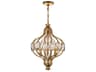 CWI Lighting Altair 3-Light Antique Bronze Traditional Pendant
