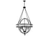 CWI Lighting Arkansas 6-Light Black Traditional Globe Chandelier