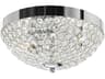 CWI Lighting Globe 3-Light Chrome Bowl Flush Mount