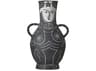 Currey & Company Saint-Paul-de-Vence Black White Vase